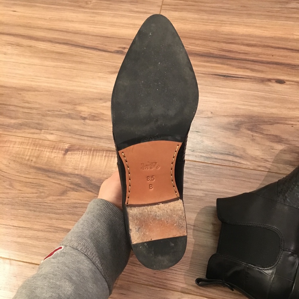 Coach Suffolk Patchwork Black Bootie - image 7